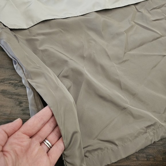 Ruxen Jacket Mens Large Tan Quarter Zip Pullover Windbreaker European NEW - Picture 7 of 12